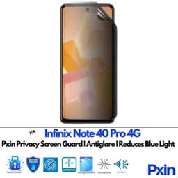 InfinixNote40Pro4G Privacy screen gurad