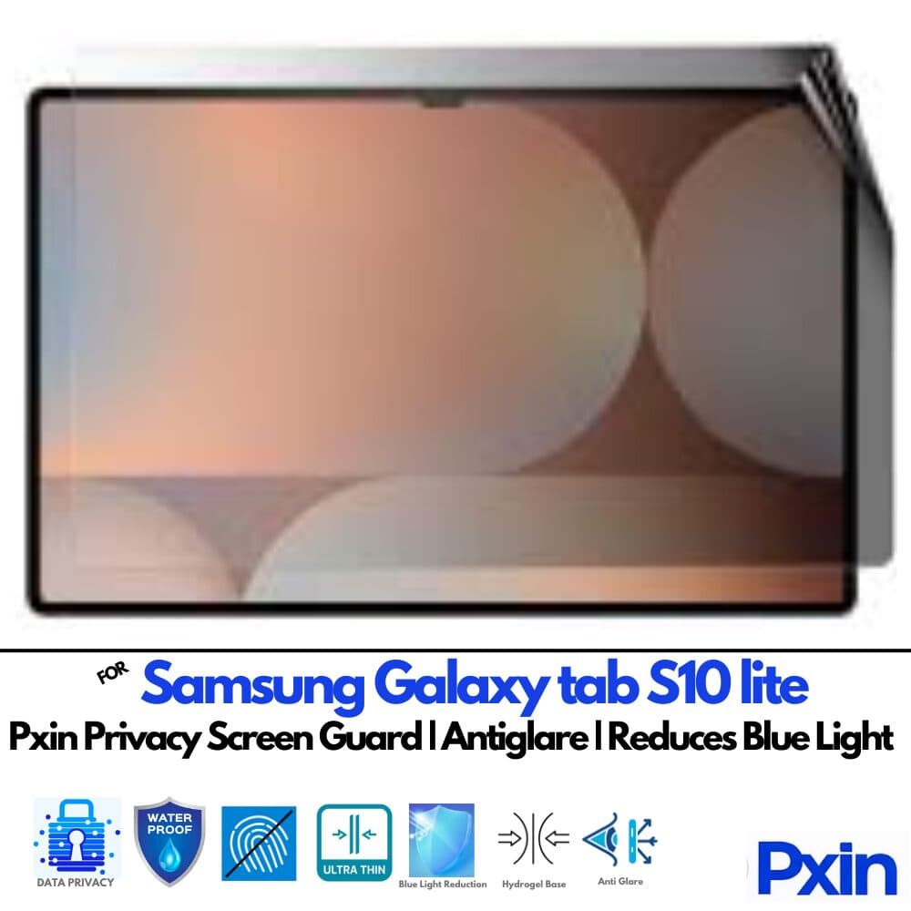 Samsung Galaxy tab S10 lite Privacy screen gurad