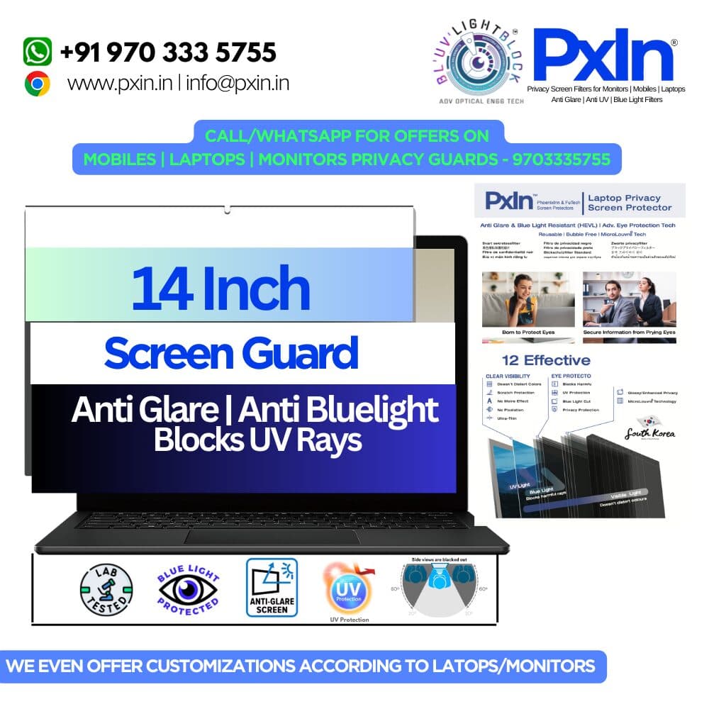 13 inch MacBook Pro Magnetic Anti Blue Light & Anti Glare Screen Guard - Image 1