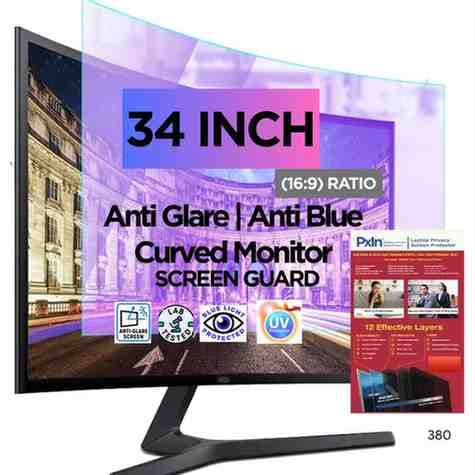 34-inch(16:9)-curved monitor anti glare screen guard