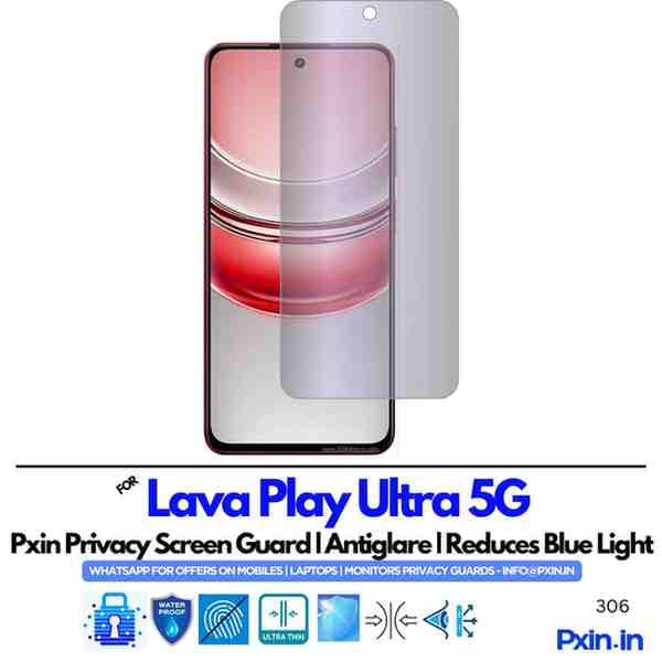 LavaPlayUltra5G Privacy screen guard