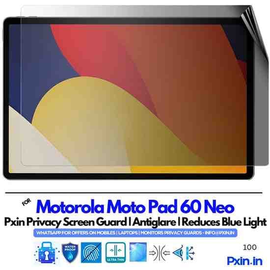 MotorolaMotoPad60Neo Privacy screen guard
