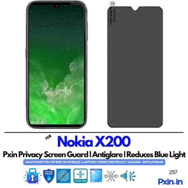 NokiaX200 Privacy screen guard