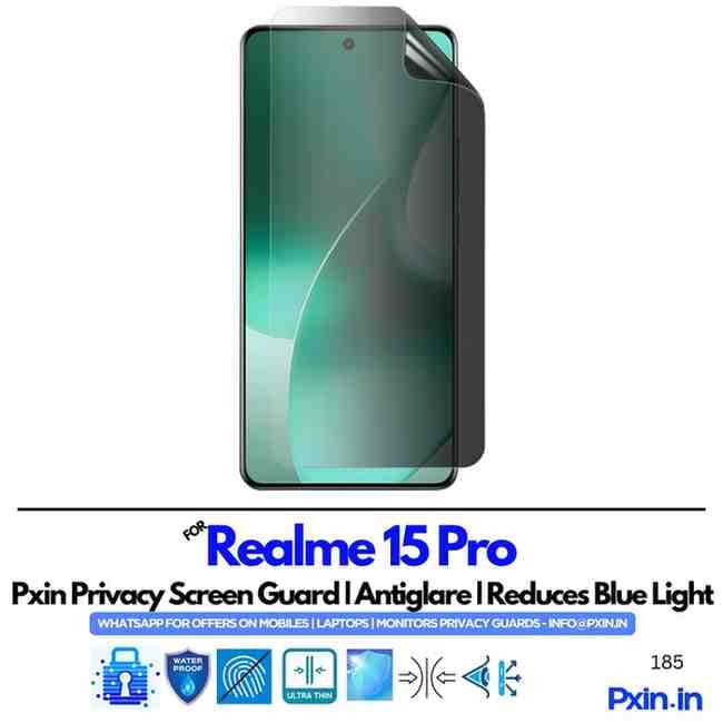 Realme15Pro Privacy screen guard