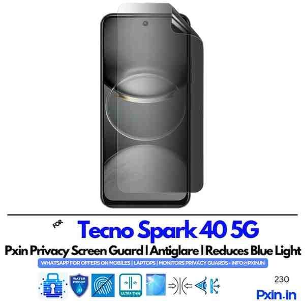 TecnoSpark405G Privacy screen guard