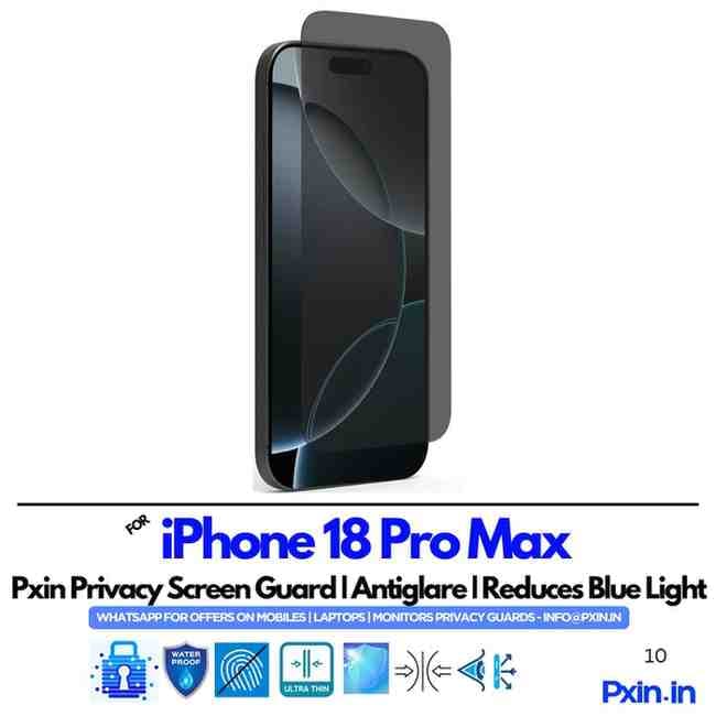 iPhone18ProMaX Privacy Screen Guard