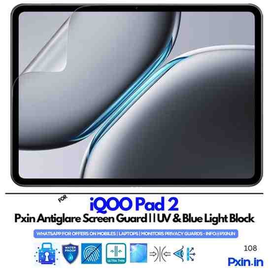 iQOOPad-2 Anti glare screen guard