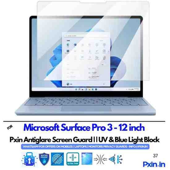 MicrosoftSurfacePro3-12inch Anti glare screen guard