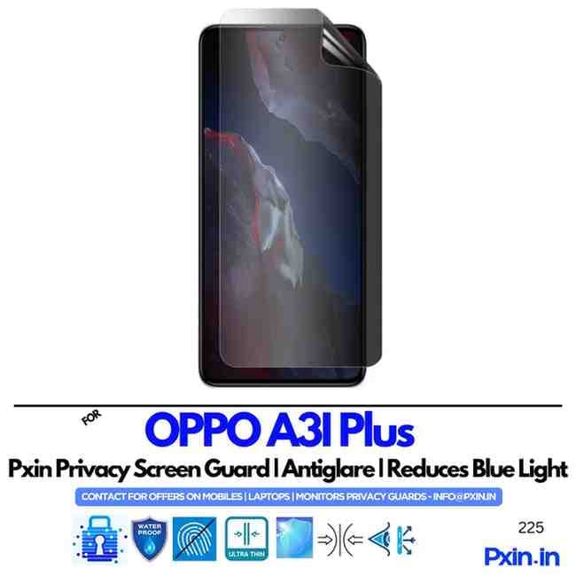 OPPOA3IPlusPrivacyscreenguard