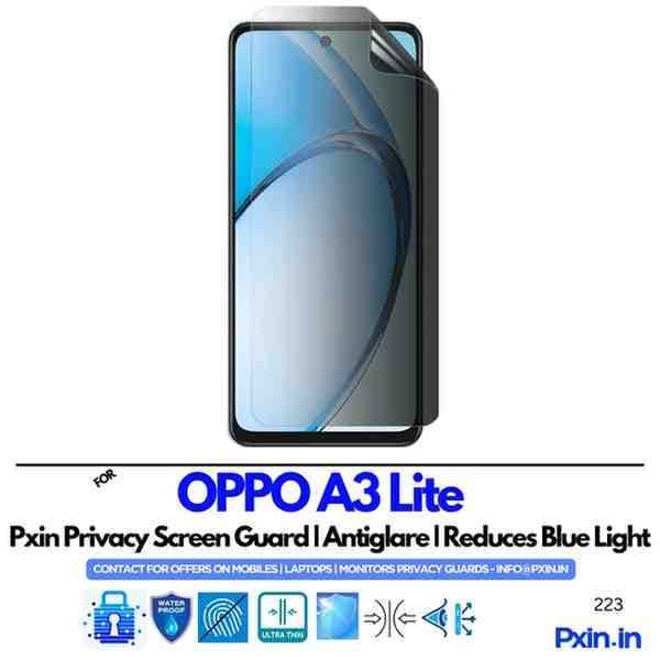 OPPOA3LitePrivacyscreenguard