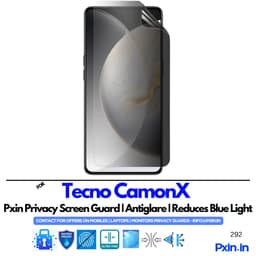 Tecno CamonX Privacy screen guard