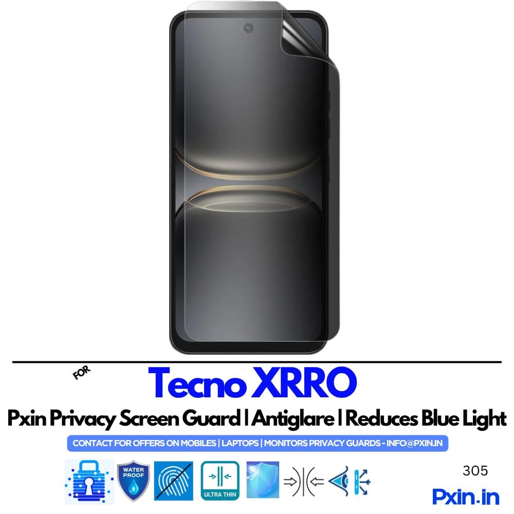 Tecno XRRO Privacy screen guard