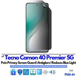 TecnoCamon40Premier5GPrivacyScreenGuard