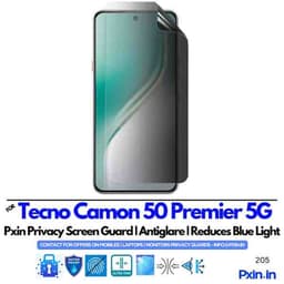 TecnoCamon50Premier5GPrivacyScreenGuard