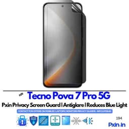 TecnoPova7Pro5GPrivacyScreenGuard