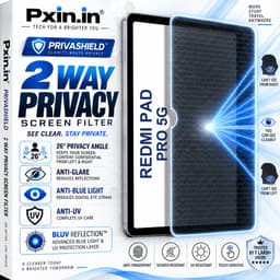 Redmi Pad Pro 5G 2 Way Tablet Privacy Screen Guard (Anti-Blue & Anti-Glare) - Image 1