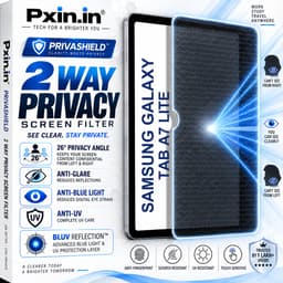 Samsung Galaxy Tab A7 Lite 2 Way Tablet Privacy Screen Guard (Anti-Blue & Anti-Glare) - Image 1