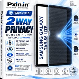 Samsung Galaxy Tab S6 Lite 2 Way Tablet Privacy Screen Guard (Anti-Blue & Anti-Glare) - Image 1