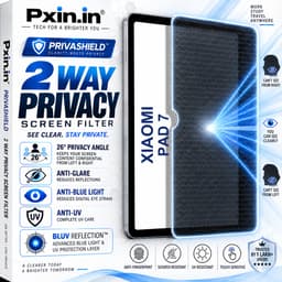 Xiaomi Pad 7 2 Way Tablet Privacy Screen Guard (Anti-Blue & Anti-Glare) - Image 1
