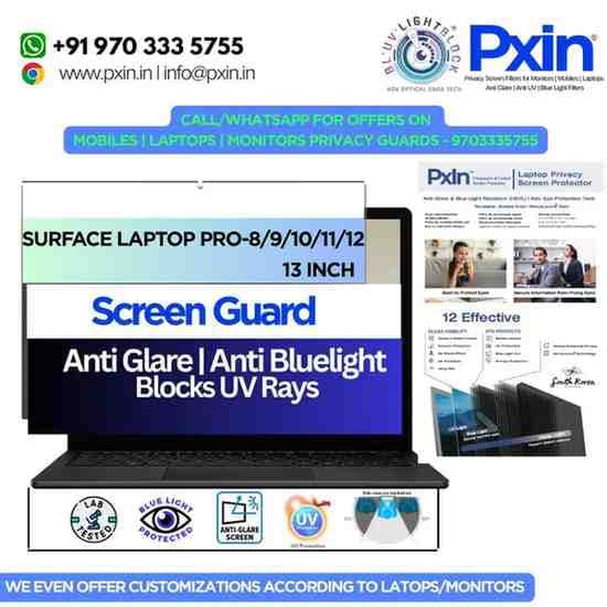 Surface Laptop Pro 8/9/10/11/12 - 13 Inch Anti Glare Anti Bluelight Screen Guard