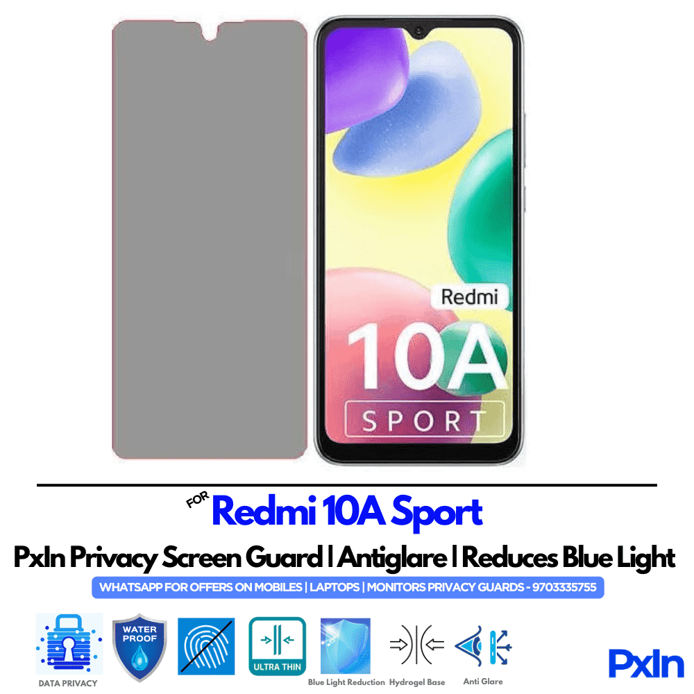 Redmi 10A Sport Privacy Screen Guard