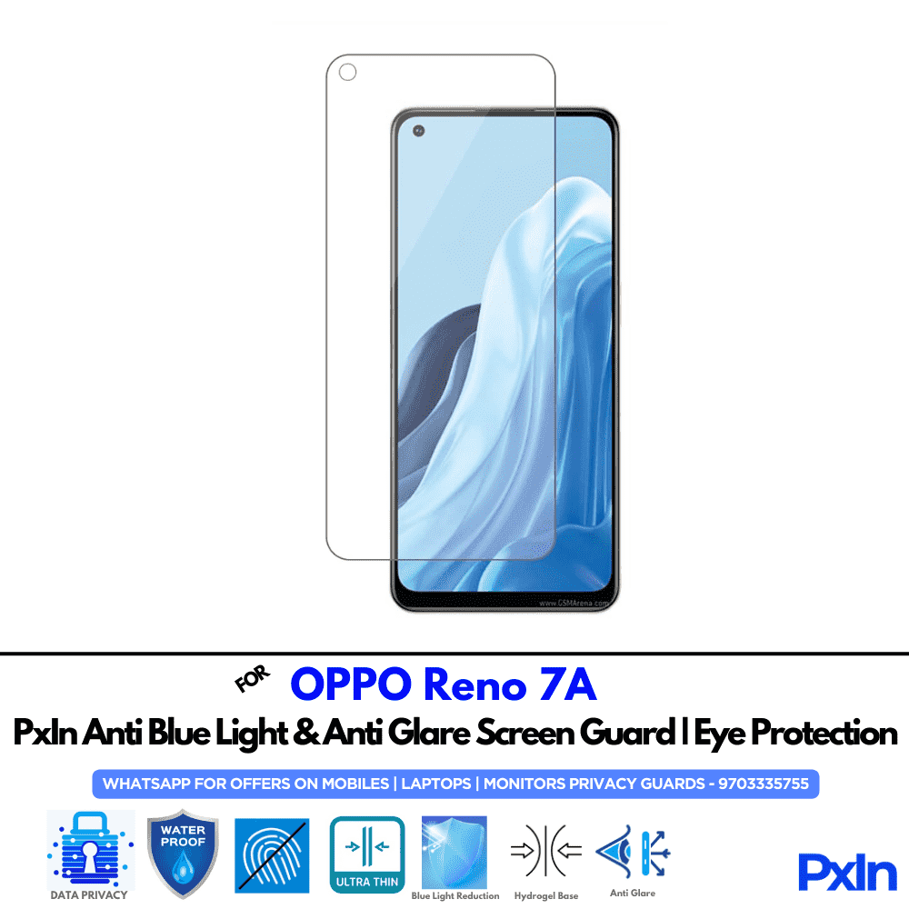 OPPO Reno7 A Mobile Anti Bluelight Screen Guard