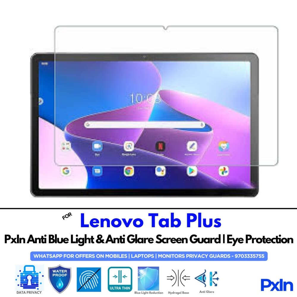 Lenovo Tab Plus Anti Blue light Screen Guard