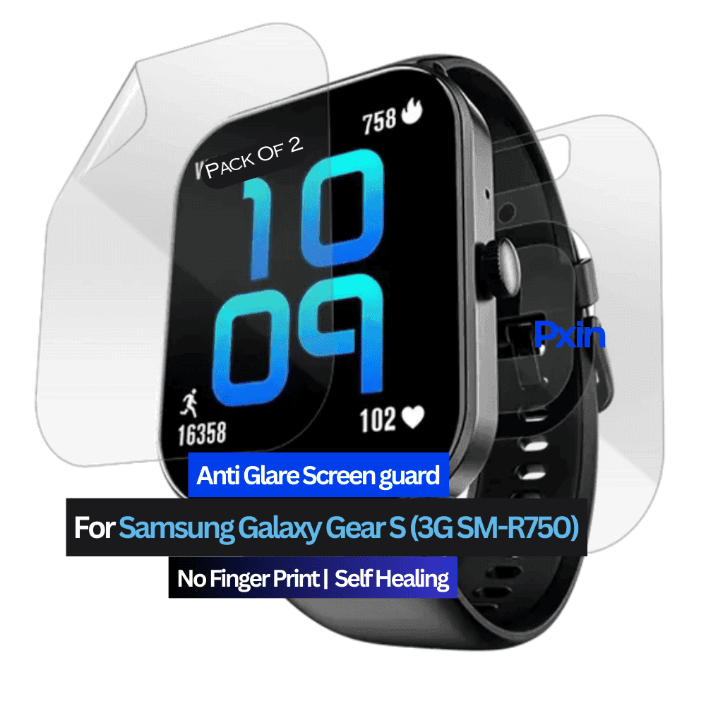 Anti-Glare Screen Guard for Samsung Galaxy Gear S (3G SM-R750) Smartwatch