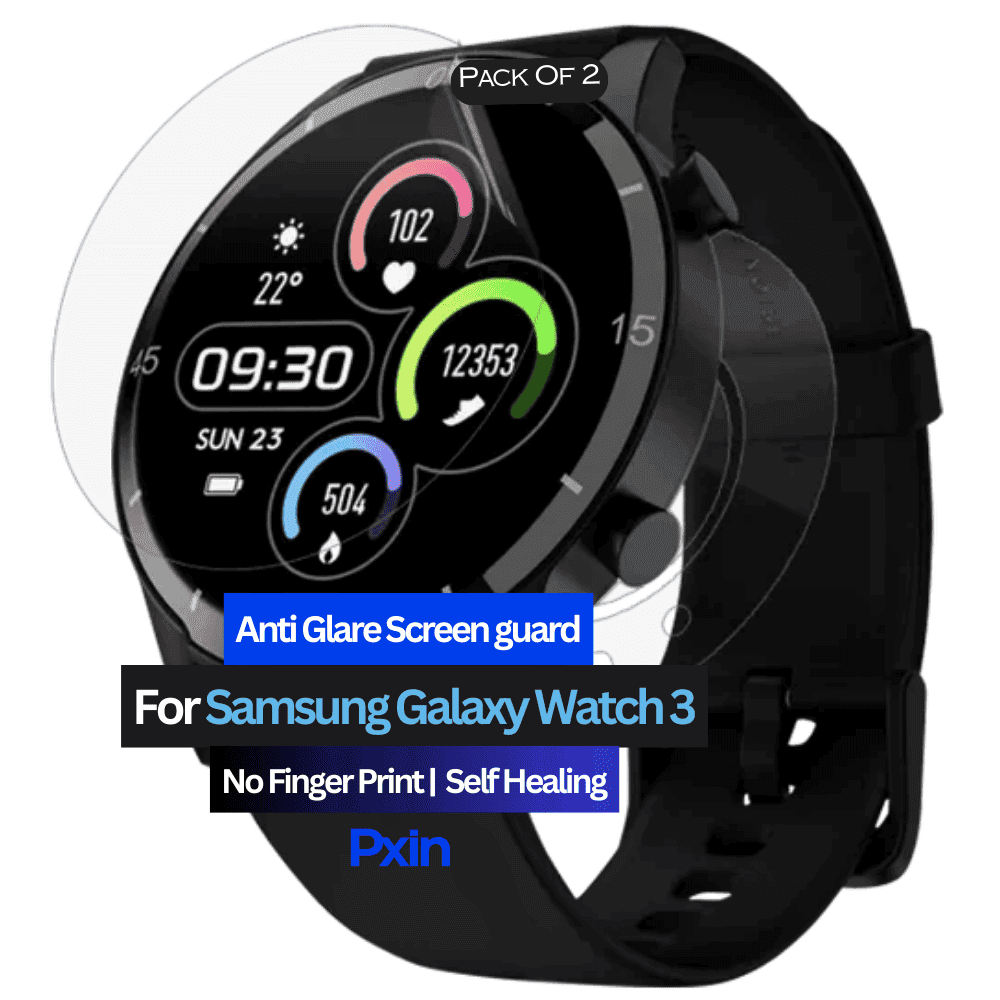 Anti-Glare Screen Guard for Samsung Galaxy Watch3 Smartwatch