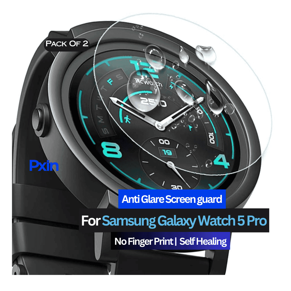 Anti-Glare Screen Guard for Samsung Galaxy Watch 5 Pro Smartwatch