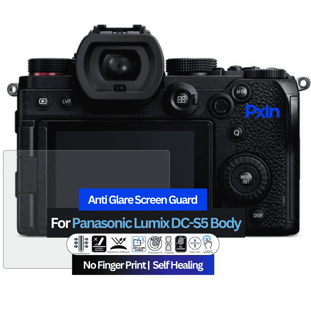 Anti-Glare Screen Guard for Panasonic Lumix DC-S5 Body Camera