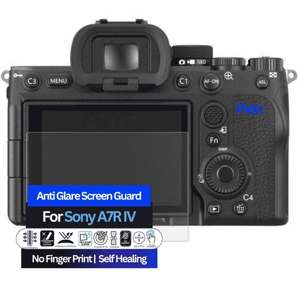 Anti-Glare Screen Guard for Sony A7R IV Camera