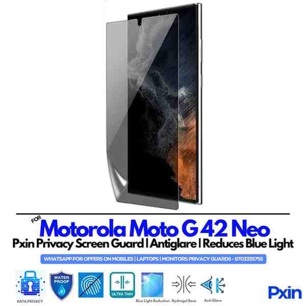 Motorola Moto G42 Neo Privacy Screen Guard