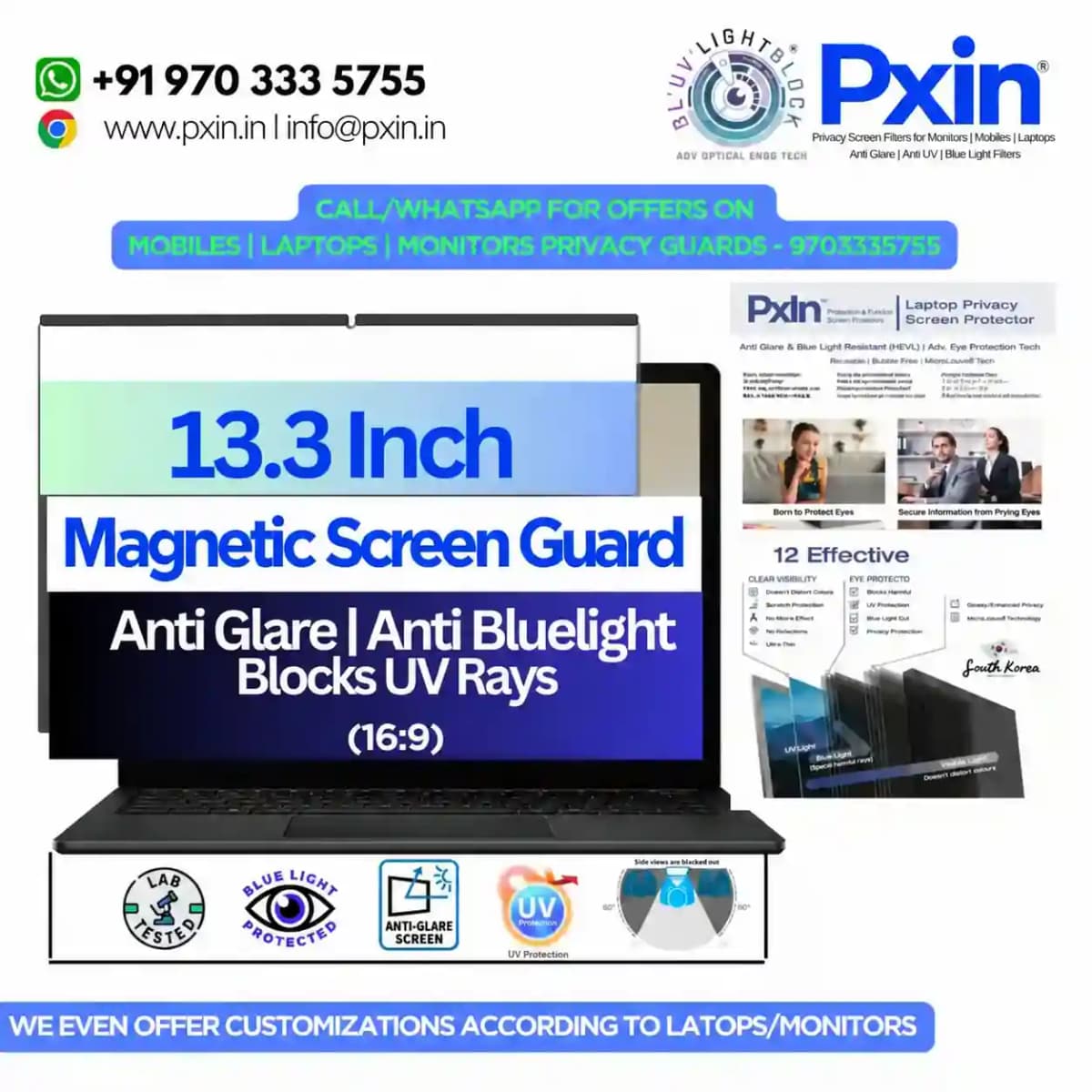 13.3-Inch-16-9-Laptop-Magnetic-Screen-Guard