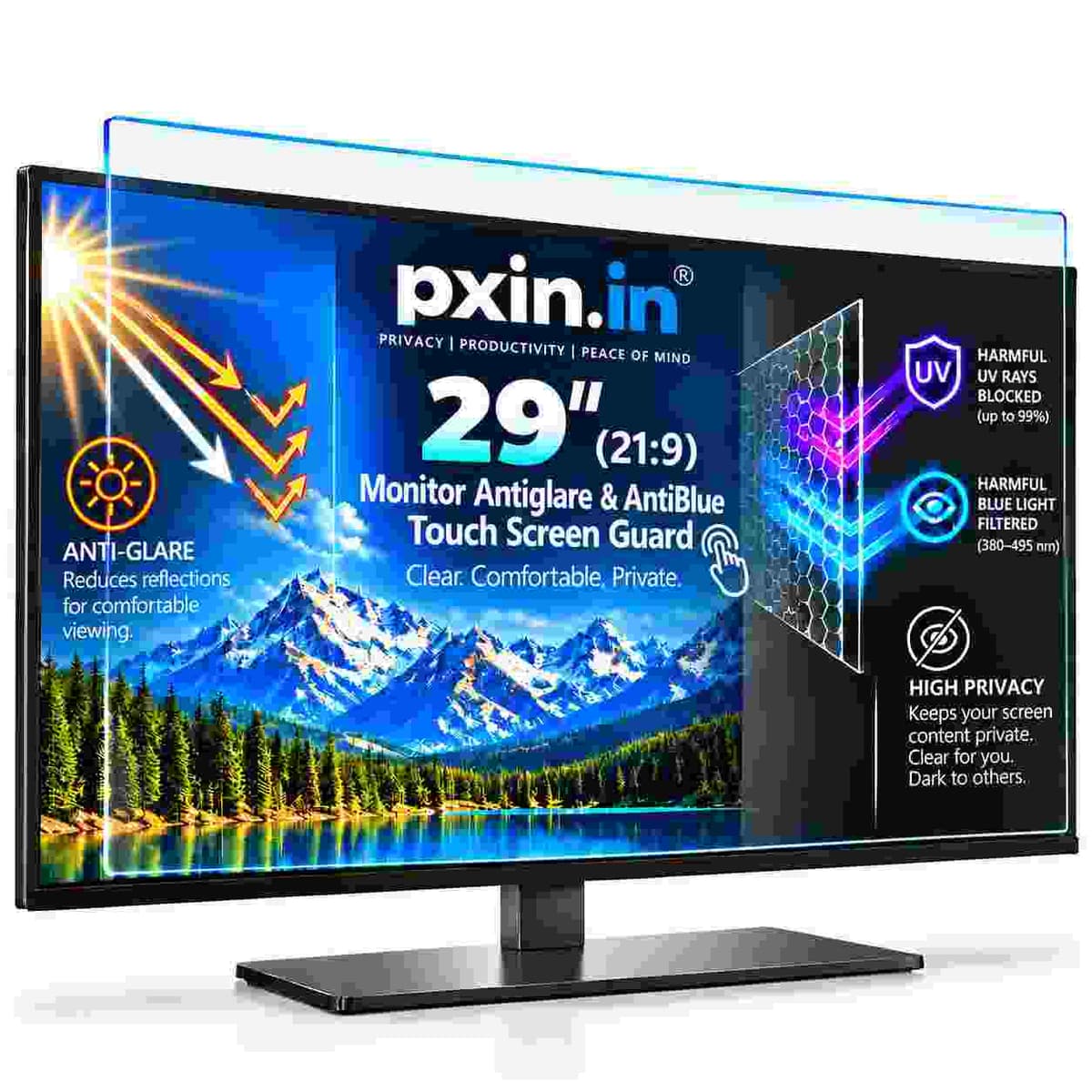 29 Inch (21:9) Touch Monitor Anti Blue Light & Anti Glare Screen Guard - Image 1