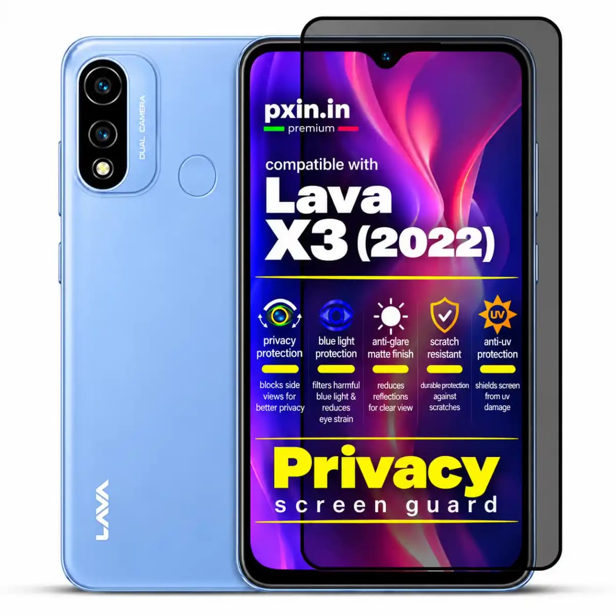 Lava-X3-2022-Privacy-Screen-Guard