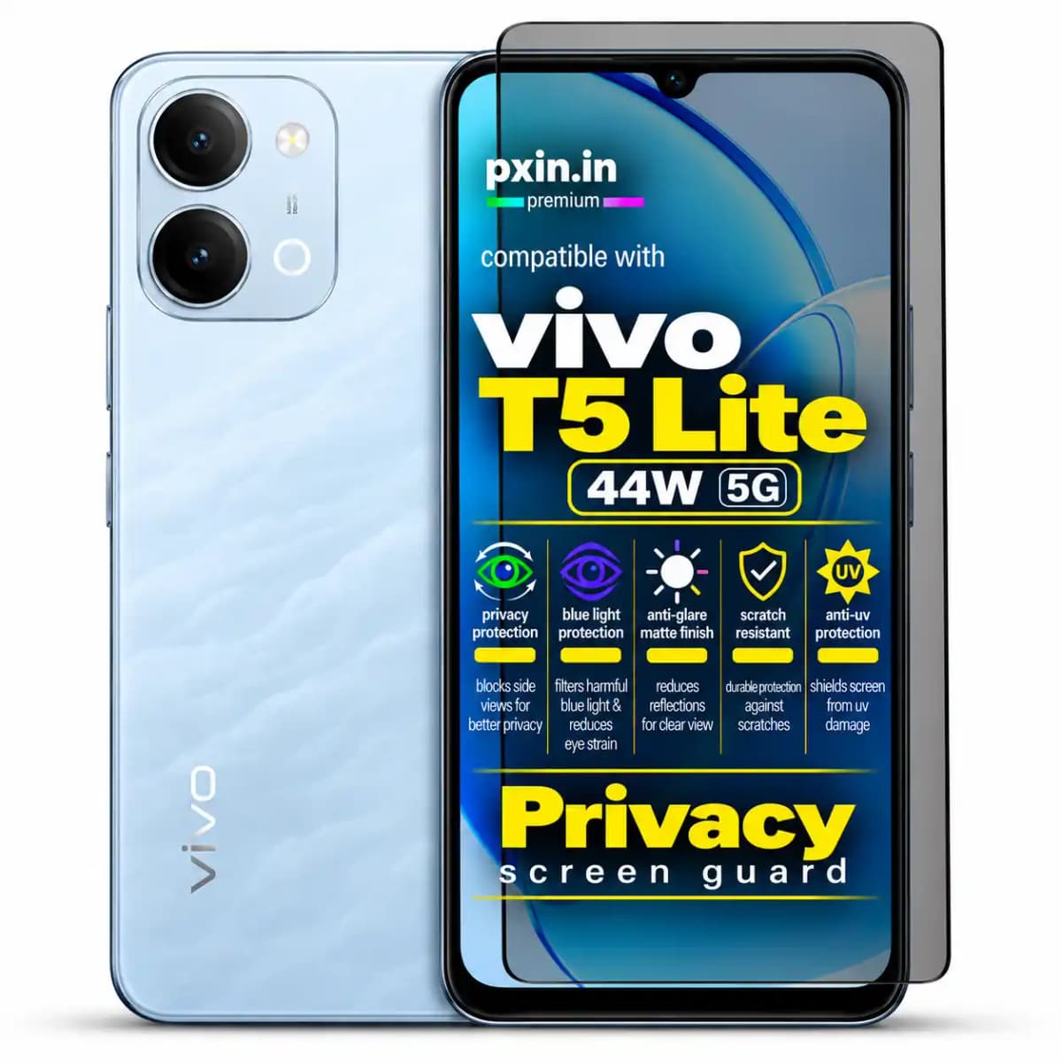 Vivo-T5-Lite-44W-5G-Privacy-Screen-Guard